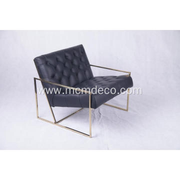 Thin frame lounge chair